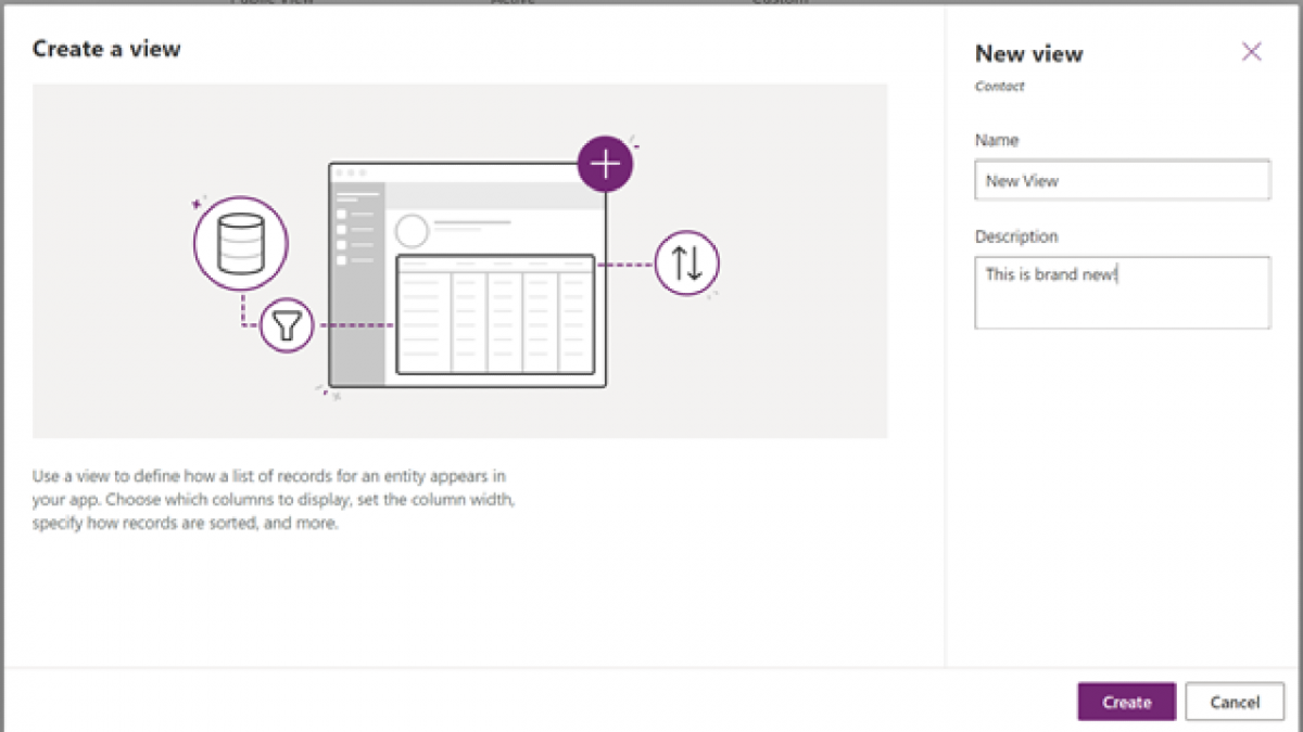Example Power App View How to Create New System Views in Power Apps for D365 - Cloud Wars
