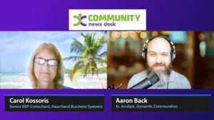 Community News Desk interview with Carol Kossoris