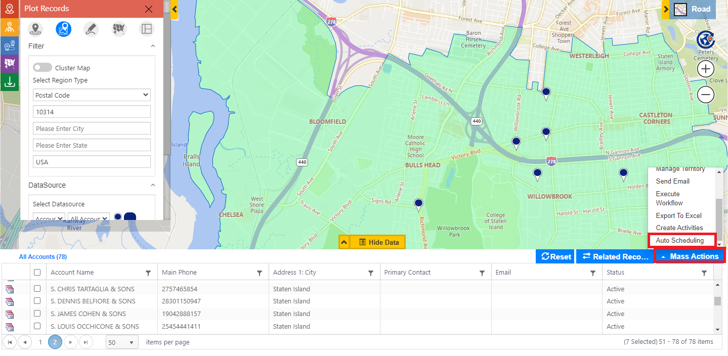 Maplytics within Dynamics 365 CRM