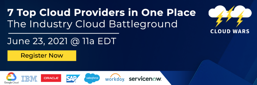 Banner for Industry Cloud Battleground event on June 23