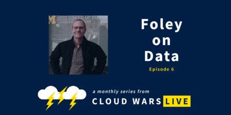 Cover image for Cloud Wars Live episode about 2022 predictions for cloud data and more