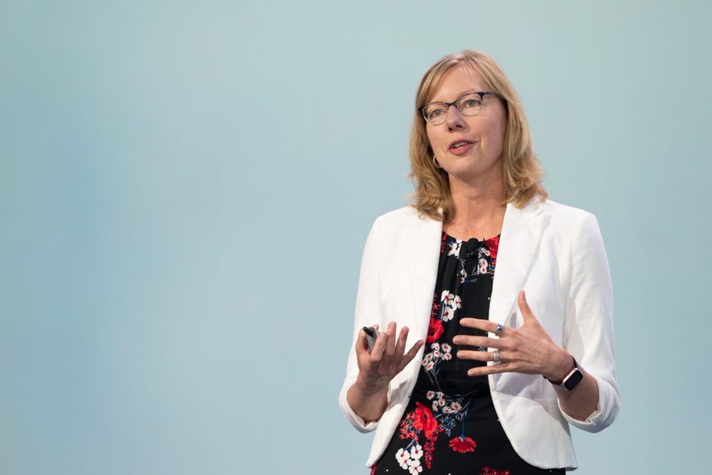 Rosie Mastrandrea at Cloud Wars Expo at Moscone West Convention Center in San Francisco, California, on Wednesday, June 29, 2022. (Photo by Don Feria)