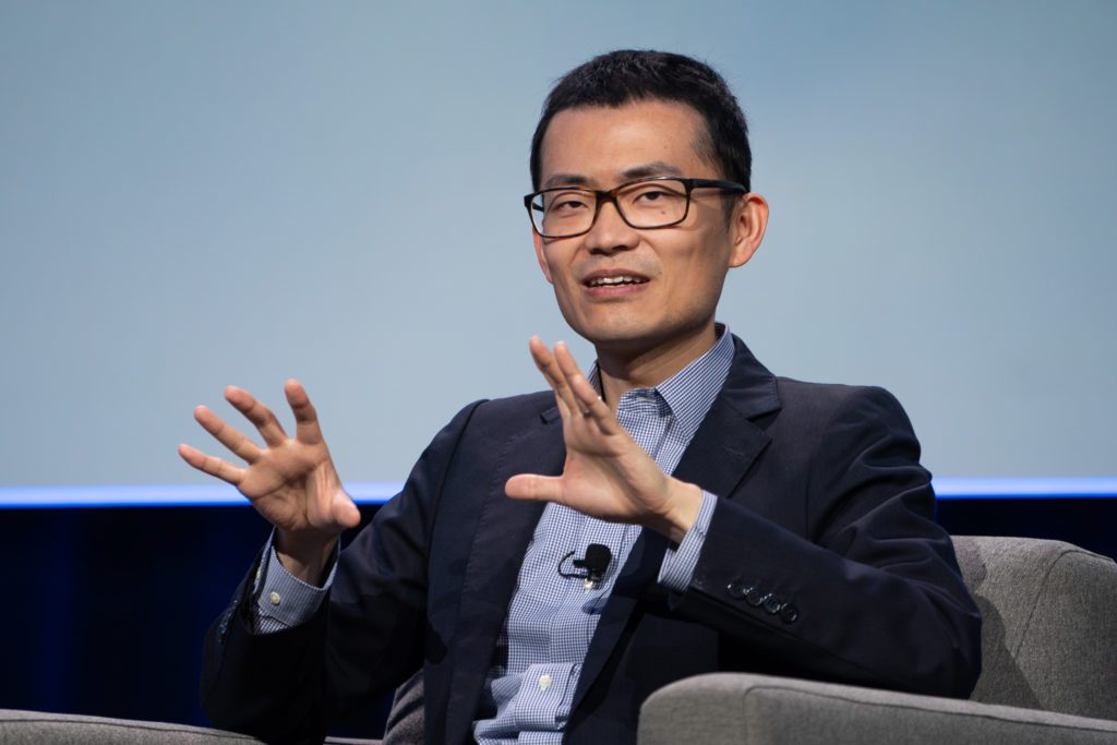 Luyi Yang at Cloud Wars Expo at Moscone West Convention Center in San Francisco, California, on Wednesday, June 29, 2022. (Photo by Don Feria)