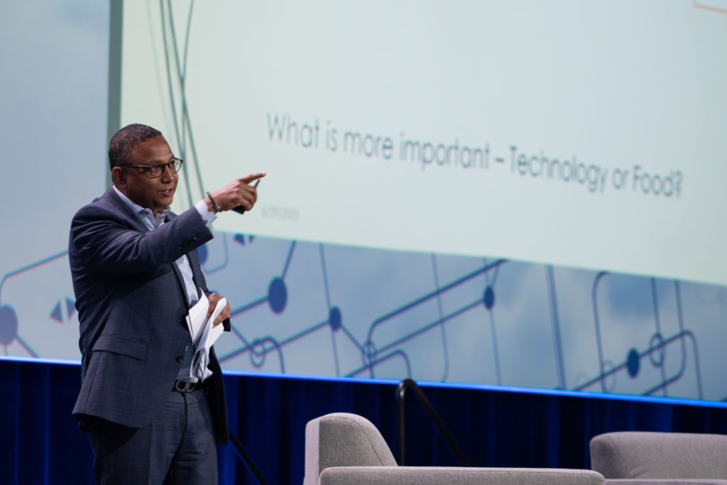 Suvajit Basu at Cloud Wars Expo at Moscone West Convention Center in San Francisco, California, on Wednesday, June 29, 2022. (Photo by Don Feria)