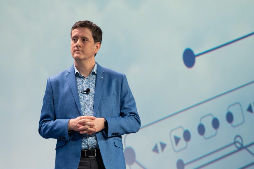 Philippe Lalumiere at Cloud Wars Expo at Moscone West Convention Center in San Francisco, California, on Wednesday, June 29, 2022. (Photo by Don Feria)