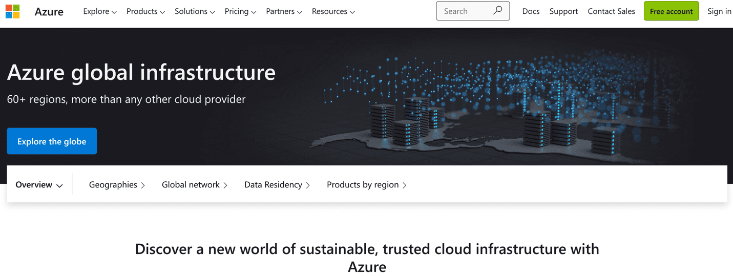 Microsoft Azure global infrastructure