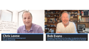 Screengrab from podcast episode about Oracle CloudWorld 2022 HCM announcements