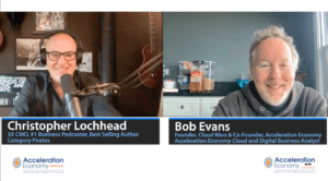 Screengrab from podcast episode about tech's cancel first policy with Chris Lochhead