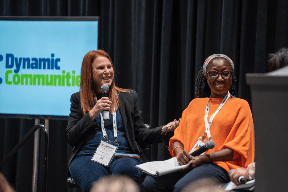 Jennifer Harris of TMC (left) and Cathy Richards-Ingram of Avalara (right)