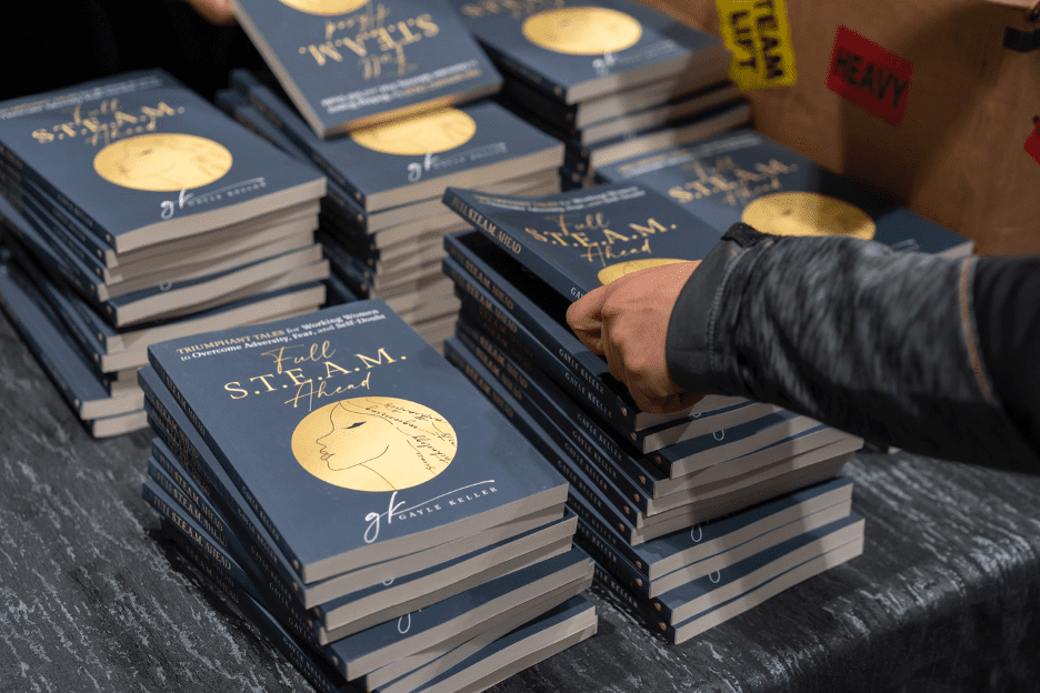 Women in Tech Gayle Keller book Full S.T.E.A.M. Ahead