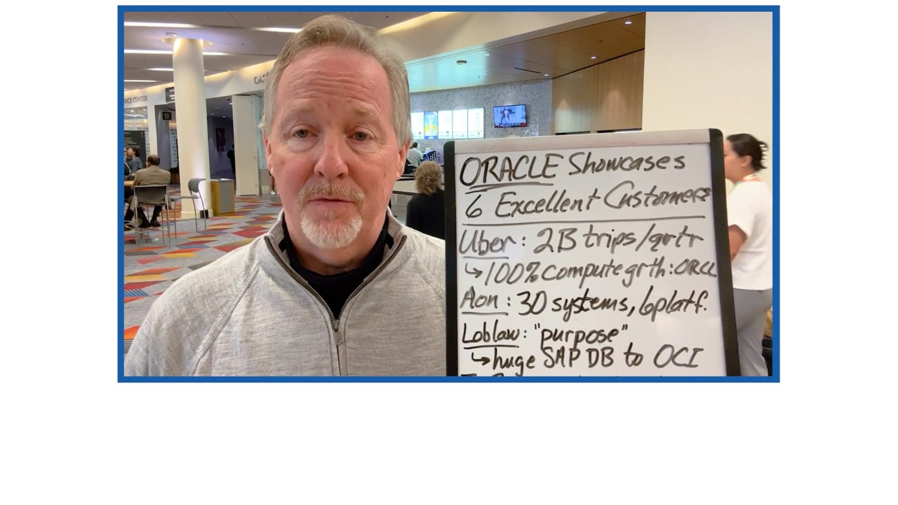 Oracle Showcases 6 Excellent Customers