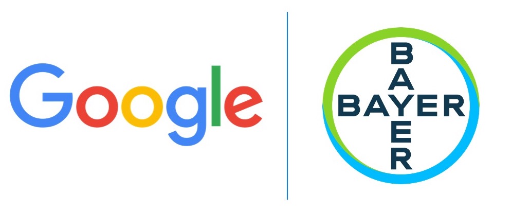 Google and Bayer logos