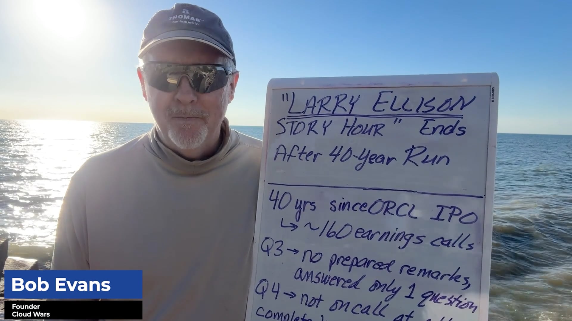 ‘Larry Ellison Story Hour' Ends After 40-Year Run