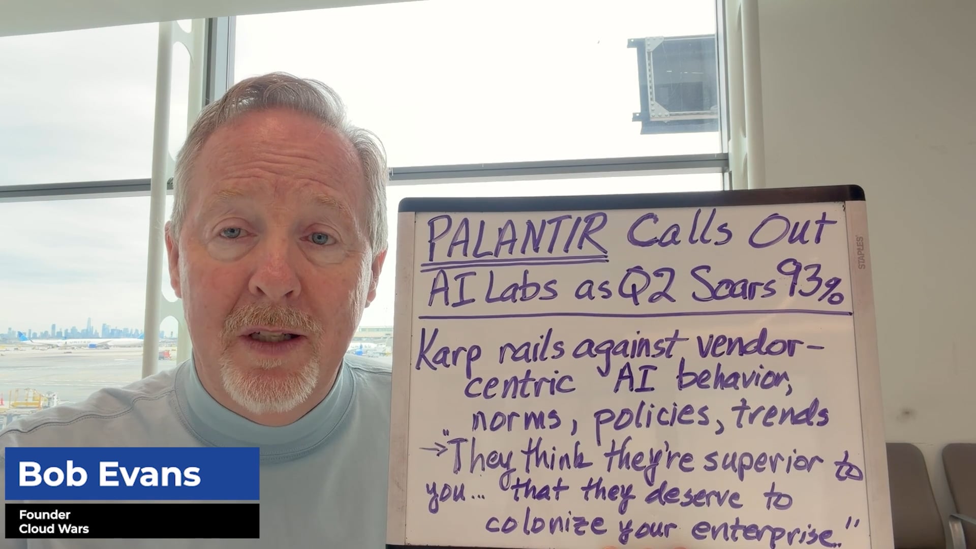 Palantir Calls Out AI Labs as Q2 Soars 93%